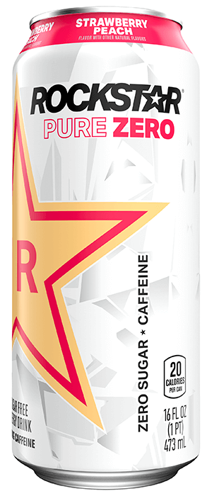 Rockstar Pure Zero - Strawberry Peach