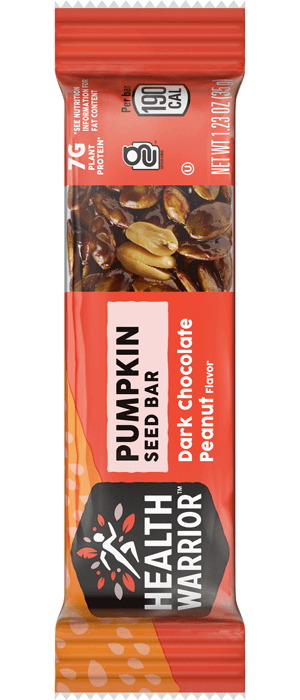 Health Warrior Pumpkin Seed Bar - Dark Chocolate Peanut