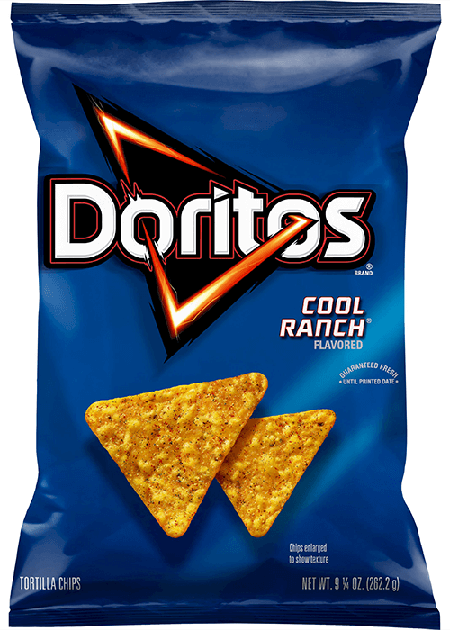 Doritos Minis Cool Ranch Flavored Snack Chips Canister, 5.125 oz 