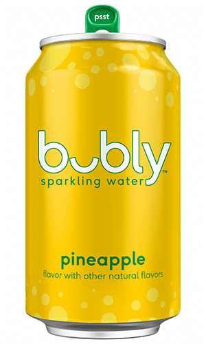 bubly sparkling water - pineapple