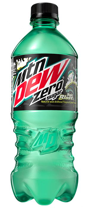 Mountain Dew Soda, 20 Fl Oz (Pack of 24)