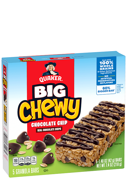 Quaker Big Chewy Granola Bars - Chocolate Chip