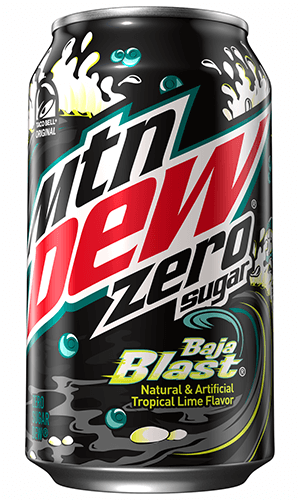 Mtn Dew Baja Blast Zero Sugar