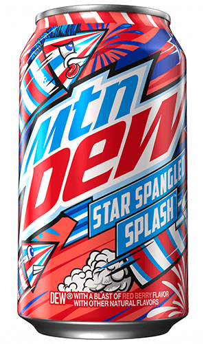 Mtn Dew Star Spangled Splash