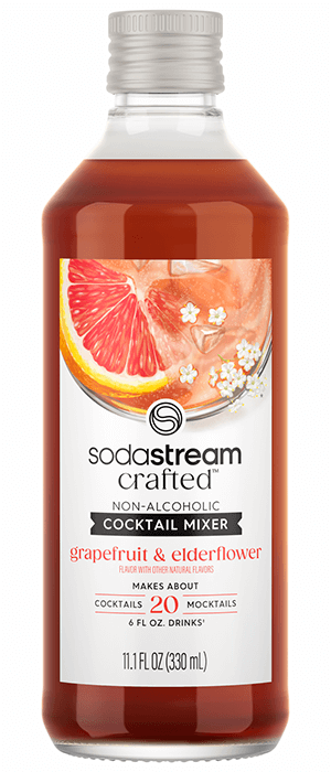 SodaStream Crafted Mixer - Grapefruit & Elderflower