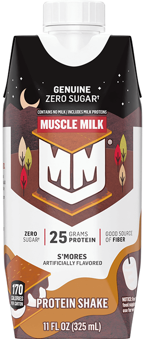 Muscle Milk Genuine Zero Sugar Protein Shake - S'Mores