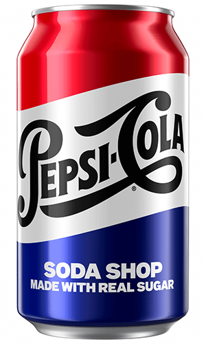 Pepsi-Cola Soda Shop Made with Real Sugar