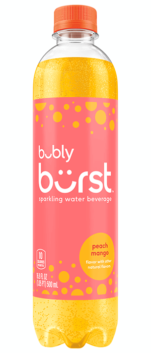 bubly burst - peach mango