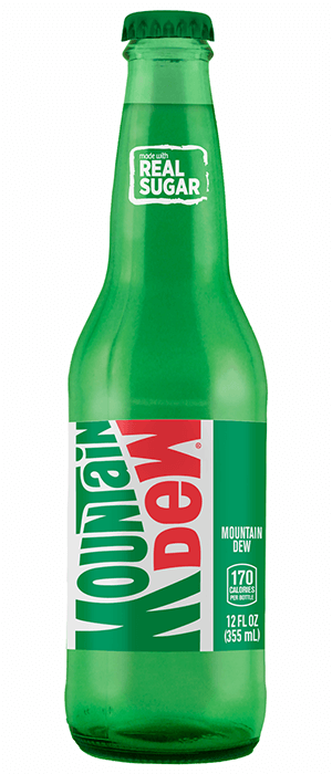 Mtn Dew Real Sugar (glass)