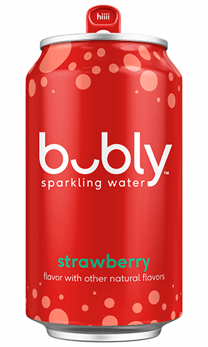 bubly sparkling water - strawberry