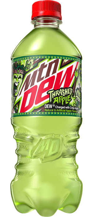 Mtn Dew Thrashed Apple