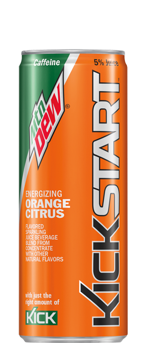 Mtn Dew Kickstart - Orange Citrus