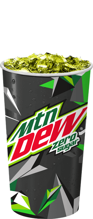 mountain dew code red zero sugar