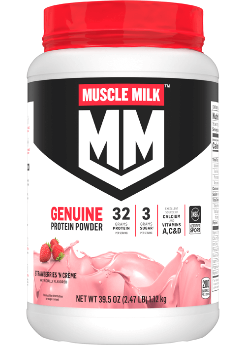 Muscle Milk Genuine Protein Powder - Strawberries 'N Crème