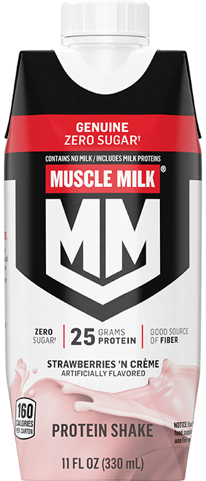 Muscle Milk Genuine Zero Sugar Protein Shake - Strawberries 'N Crème