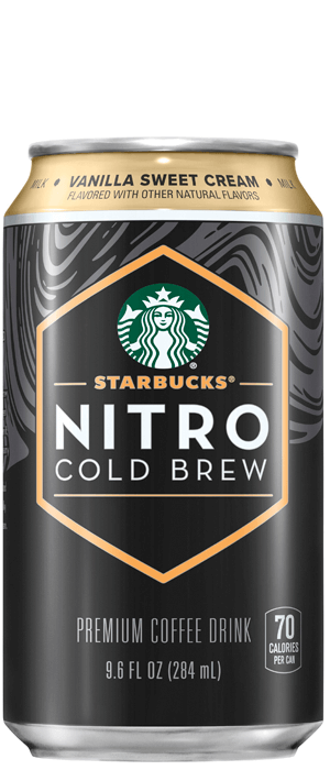 Starbucks Nitro Cold Brew Dark Caramel Premium Iced Coffee Drink