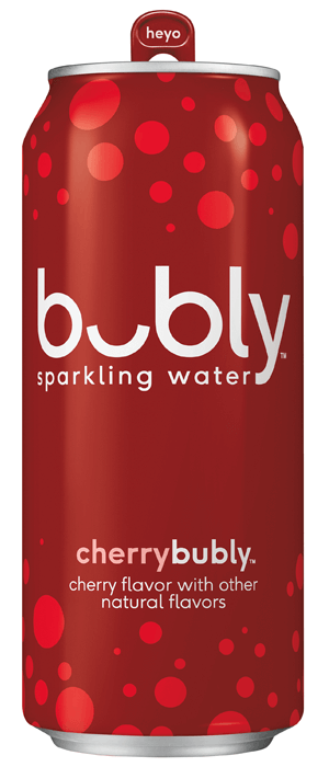 bubly sparkling water - cherry