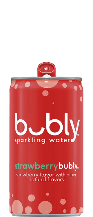 bubly sparkling water - strawberry