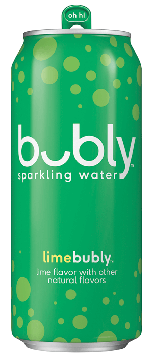 bubly sparkling water - lime