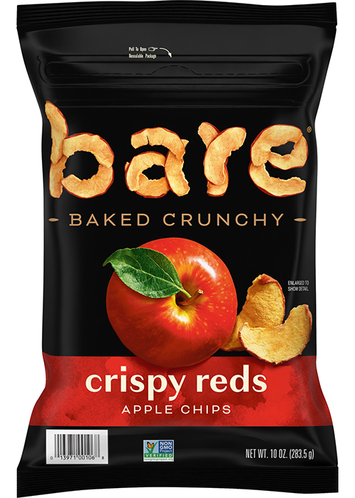 BARE SNACK Organic Fuji & Reds Apple Chips, 3 oz