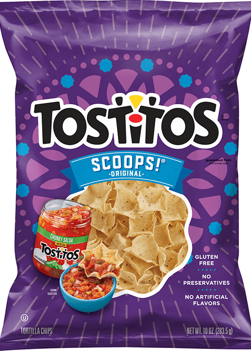 Tostitos Scoops! Tortilla Chips, Party Size, 14.5 oz Bag