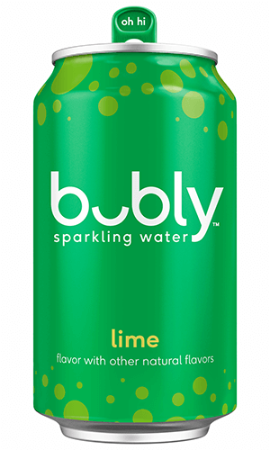 bubly sparkling water - lime