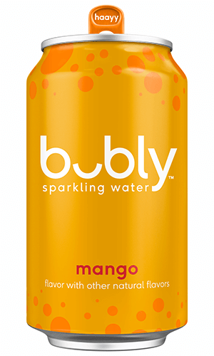 bubly sparkling water - mango