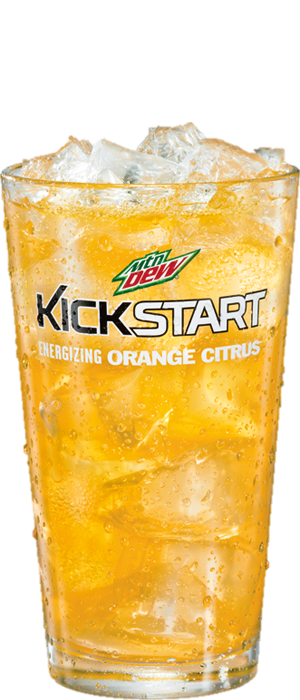 Mountain Dew Kickstart, Energy Drink, Orange Citrus Flavor, 16 fl oz, Can