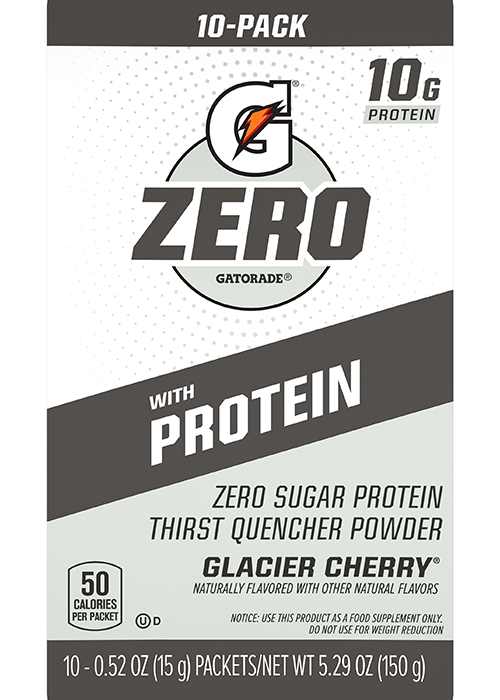 Gatorade Zero Glacier Cherry with Protein
