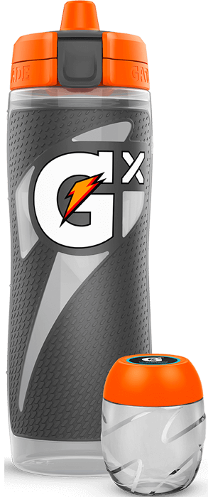 Gatorade Gx Bottle, Orange with Gx Pods, Glacier Freeze, Thirst Quencher  Concent