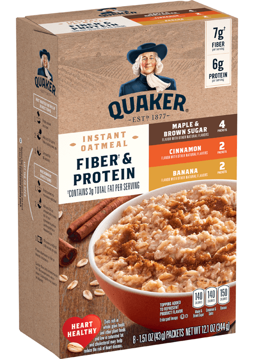 Quaker Cinnamon & Spice Instant Oatmeal, 1.51 oz, 8 count