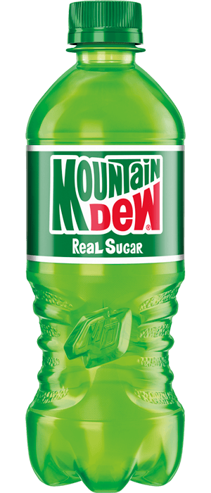 Mountain Dew Classic Bottle with Real Sugar