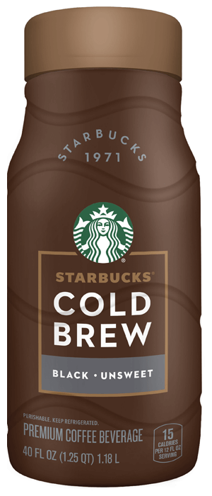 Starbucks Cold Brew Black Unsweetened Coffee